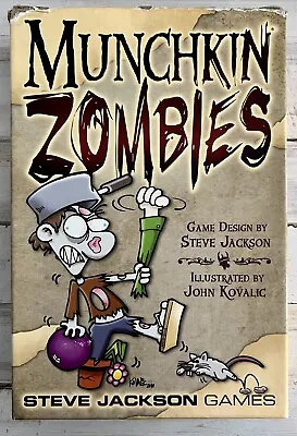 Munchkin Zombies Card Game Steve Jackson Games Complete Dork Tower Characters • $4
