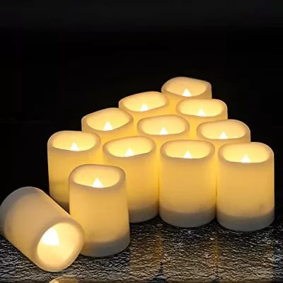 DRomance Outdoor Waterproof Flameless Votive Candles With  Assorted Colors  • $25.39
