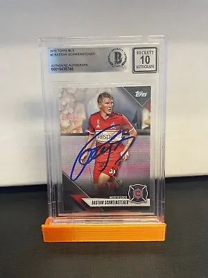 2019 Topps Mls - Bastian Schweinsteiger - Signed Beckett Certified Auto 10 • $119.96