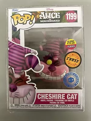 $49.99 • Buy Funko Pop Cheshire Cat CHASE Glow In The Dark / Flocked PIAB Exclusive Disney