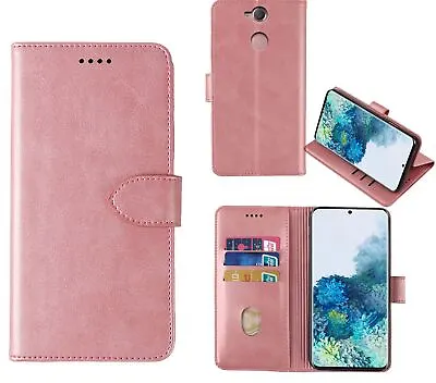 $8.90 • Buy Sony Xperia Xa2 Wallet Case Cowhide Finish Pu Leather Card