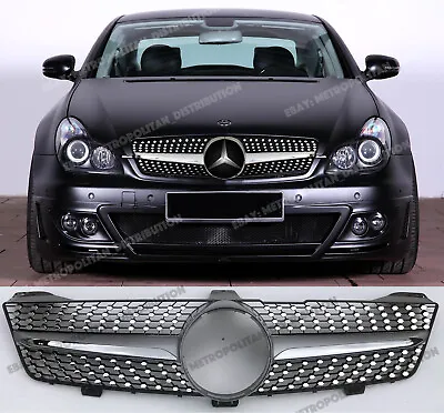 2008+ Facelift Mercedes W219 C219 AMG Diamond Grille Single Louvre CLS63 CLS 55 • $146.86