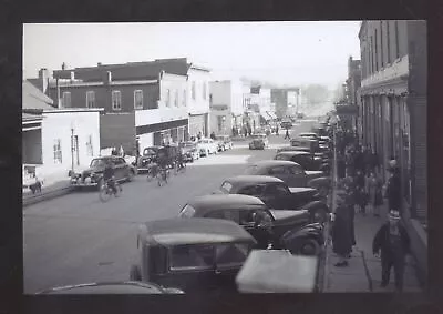 Real Photo Troy Missouri Mo. Downtown Street Scene Old Cars Postcard Copy • $11.99