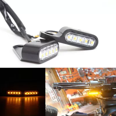 Mini LED Turn Signal Light Blinker Indicator Lamp DRL For Harley Sportster Dyna • $11.69