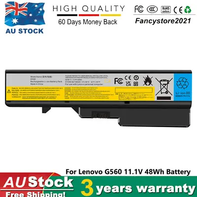 Battery For Lenovo IdeaPad G460 0677 G460 G470 G475 G560 G570 V360 V370 G465 AU • $29.99