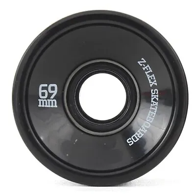 Z-Flex V2 Solid Black 83A 69mm Longboard Wheels • $38.96