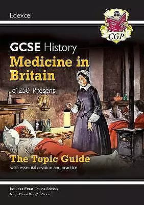 Edexcel GCSE History Medicine In Britain Study Guide (Ages 14-16) 9781789082890 • £5.20