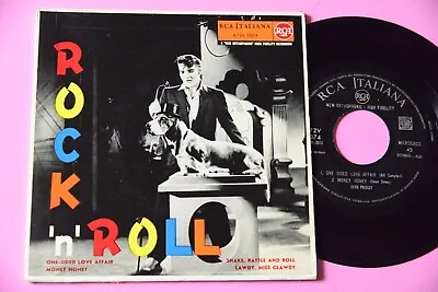 Elvis Presley EP Rock 'N' Roll Italy Orig 1957 EX Top Condition Impossible To F • $967.40