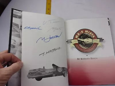 Mazda Miata Five Year Retrospective RARE Book Signed By Original Designers HC • $79.95