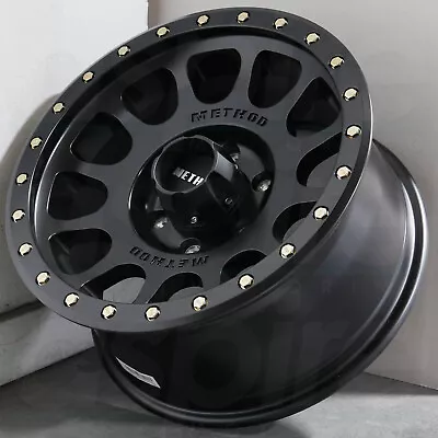 16x8 Black Wheels Method MR305 NV 6x5.5/6x139.7 0 (Set Of 4)  108 • $1076