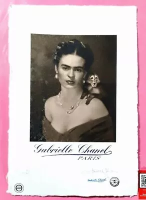 Frida Kahlo Gabrielle Chanel 22'x 15'x AP's. & Ltd. Eds Signed Fairchild Paris  • $145