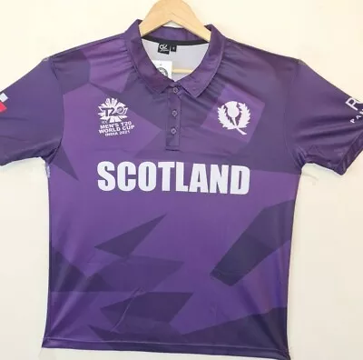 Scotland Icc Cricket T20 World Cup 2021 National Shirt Memorabilia Gift Cricket • £29.99