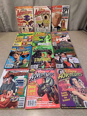 Disney Adventures 1990s Magazine-Lot Of 27 Spyro Jim Carrey Toy Story Pocahontas • $44