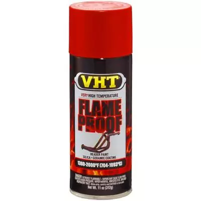 VHT Paint SP109; FlameProof 11oz Aerosol Flat Red 1300-2000deg • $22.42