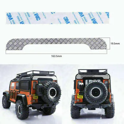 Metal Rear Roof Plate Guard Parts For Land Rover 1/10 RC Trx-4 Defender D110 • $13.19