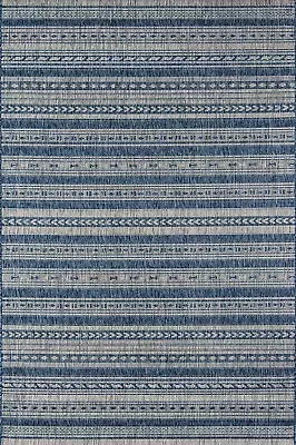 By Momeni Villa Collection Tuscany Indoor Outdoor Blue Area Rug 3'3  X 5' Sized • $54.06