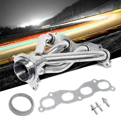 $99.39 • Buy Manzo Stainless Steel Exhaust Header Manifold For 06-11 Civic SI FA5/FG2 K20Z3
