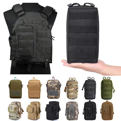 Compact Tool Gear Bag Small Modular Organizer Pouch Tactical MOLLE Utility Pouch • $11.93