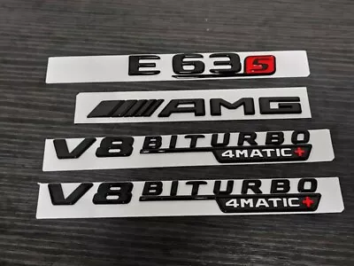 Mercedes Benz E63S AMG E-Class V8 Biturbo 4matic+ Badge Set • $79.99