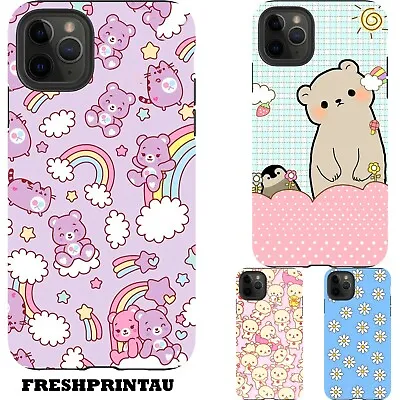 Shockproof Case Cover Fun Bears Colourful Kids Animals Rainbow Goofy Bright AUS • $24.95