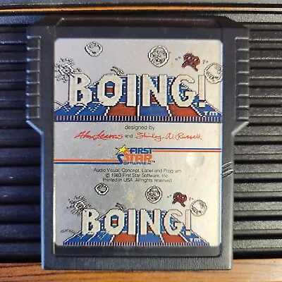 Boing! Atari 2600 Game Cartridge 1983 First Star Q*bert Style Game Cart Only • $120