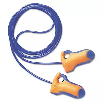 Howard Leight Laser Trak Detectable Earplugs Foam Blue/Orange Corded • $31
