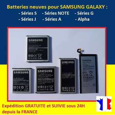 $36.17 • Buy Battery For Samsung Galaxy S2 S3 S4 S5 S6 S7 S8 S9 S10 + Edge+ Note Mini J3