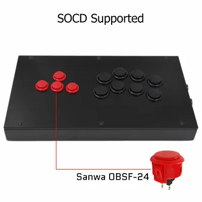 RAC-J800BB All Buttons Arcade Joystick FightStick PS5/PS4/PS3/Xbox/PC  Hitbox • $199.99