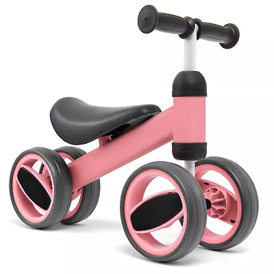  Baby Balance Bike 4 Wheels Toddler Ride On Toys No Pedal Infant Walker Training • £34.95