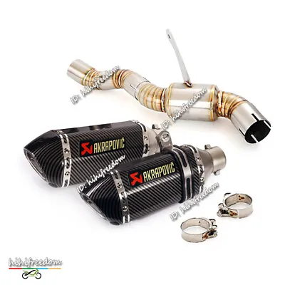 For CF-Moto CLX-700 20-23 Motorcycle Exhaust System Mid Link Pipe 310mm Mufflers • $193.04