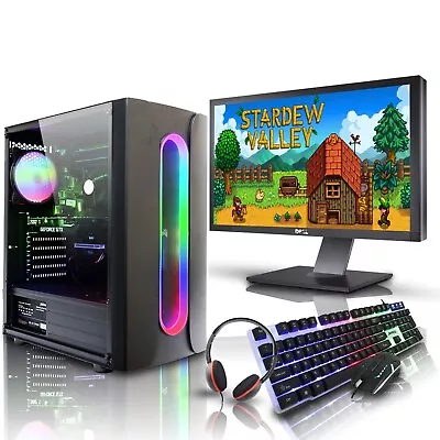 Core I7 Gaming PC Bundle - NVIDIA GT 710 / 8GB RAM / 480GB SSD - Windows 10 • £309.99