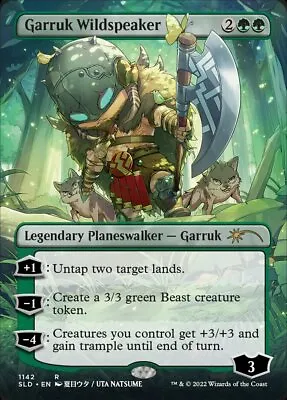 Garruk Wildspeaker (Borderless) | MtG Magic Secret Lair Drop Series |English |NM • $6.17