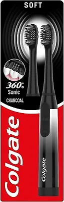 Colgate 360 Sonic Charcoal Battery Soft Toothbrush With One Replacealbe Head • £9.49