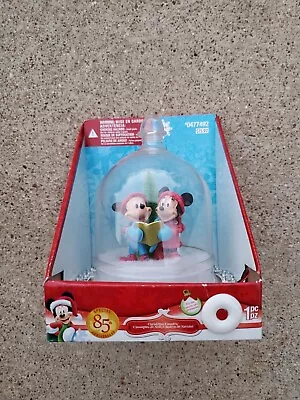 New Gemmy Christmas Disney Mickey & Minnie Mouse Musical Lighted Globe Dome • $16.99