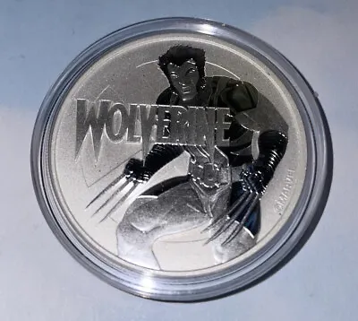 2021 Tuvalu Wolverine 1 Oz .9999 Silver Marvel Series $1 Coin  • $53.90