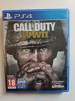 Call Of Duty WWII World War 2 For Sony PlayStation 4 - Video Game 2017 • £7