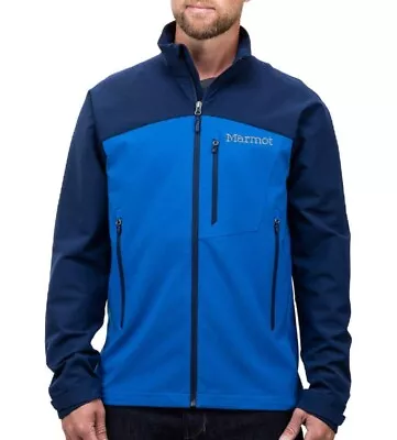 Marmot Mens Soft Shell Jacket True Blue/Arctic Navy  • $62.99