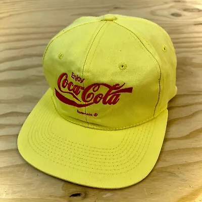 Vintage Seattle Supersonics Sonics Coca Cola SGA Hat ~ Snapback Cap NBA Giveaway • $25
