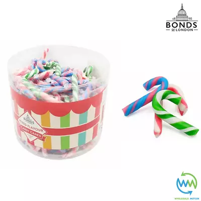 250 X Mini CANDY CANES Christmas MIXED Flavour RETRO SWEETS 5g BULK FULL TUB UK • £18.99