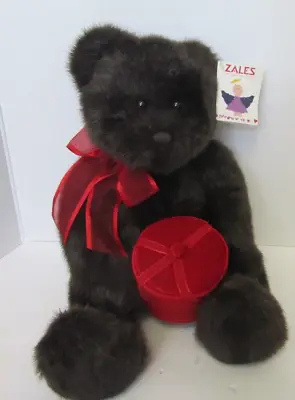 $16.95 • Buy Gund Zales Make A Wish Brown Plush Faux Mink Teddy Bear Jewelry Gift Box 12 