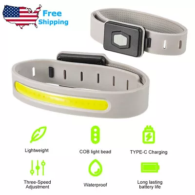 LED Light Bright Armband Waterproof Running Gear Night Running Safety Bracelet • $10.87
