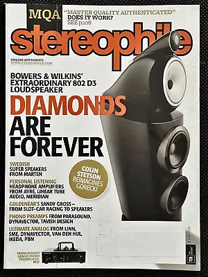 Stereophile June 2016 - B & W Diamond 802 D3 Headphone Amps Phono Preamps Etc. • $14.59