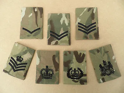 Army / Royal Marines MTP Rank Ep. Slides [pairs] NCO Ranks New & Unissued. • £5.99