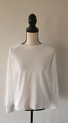 J. Crew Womens White Sweatshirt Large • $8.99