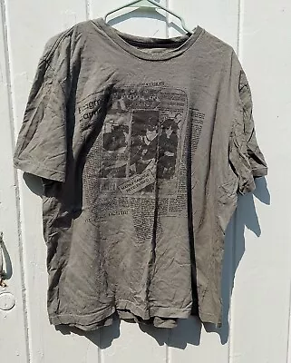 Tommy Hilfiger Rock Scene Marky Ramone Gray Shirt XL • $29.99