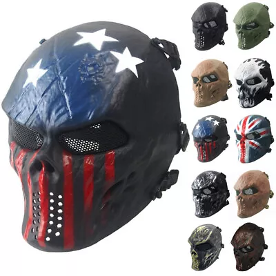 Halloween Full Face Goggles Mask For MX ATV Halloween Cosplay Costume Party Prop • $27.99