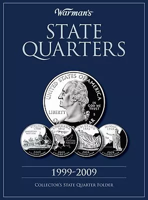 50 State Quarters Album Territories Collector Coin Folder Collecting Binder Book • $8.63