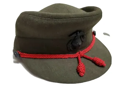 USMC US Marine Corps Enlisted Female Alpha Service Dress Hat Cap Cover 22 1/2 • $29.99