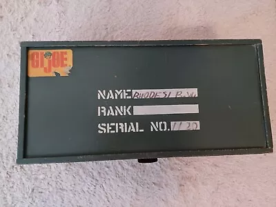 Vintage GI Joe 1960s Army Green Footlocker Ammo Wood Storage Box Only-no Tray • $21