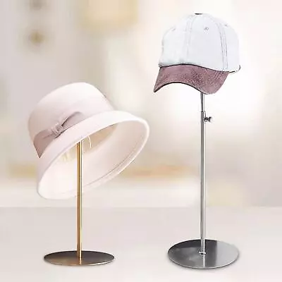Hat Display Stand Adjustable Sturdy Wig Stand Holder For Home Tabletop Salon • $35.45